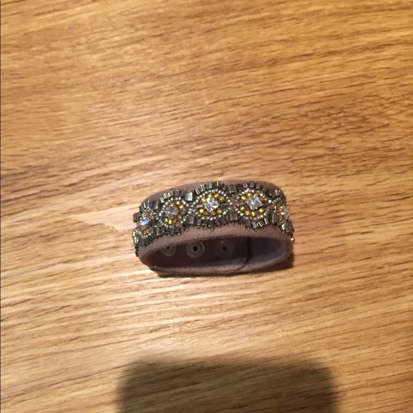 Stella & Dot “Faye” suede beaded bracelet NIB - Picture 2 of 4